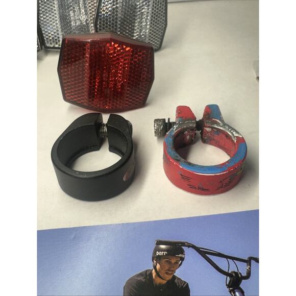 SE Bikes BMX Mix Pads, Donuts, grips, Clamp, and more New and used mix - Picture 8 of 14